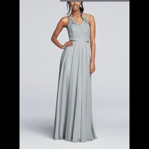 David’s Bridal Mystic long dress